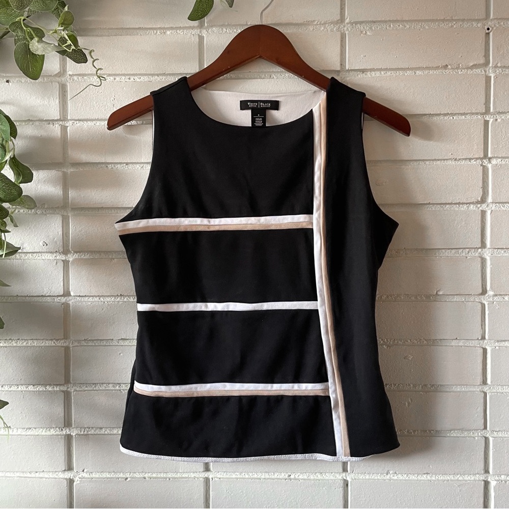 White House Black Market Fitted Sleeveless Blouse - S